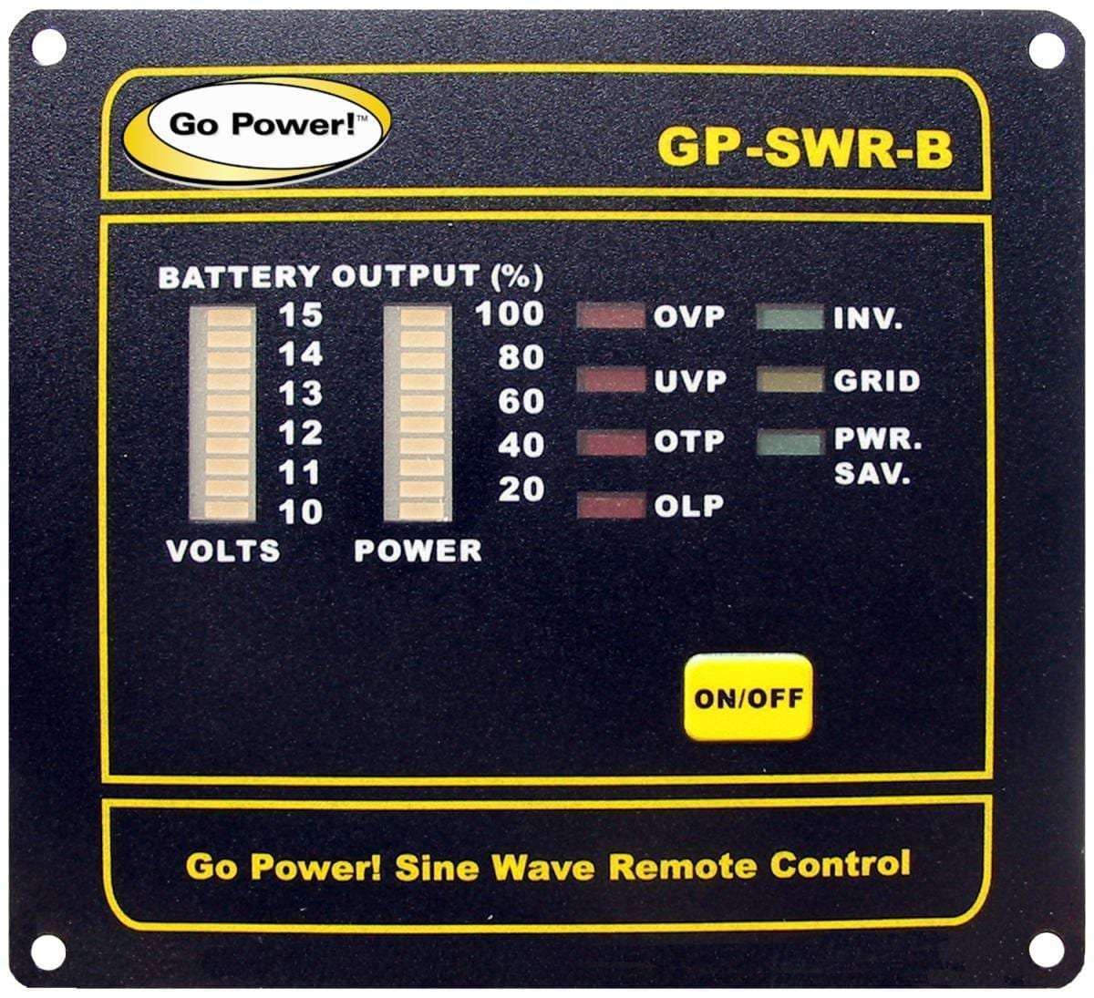 Go Power Pure Sine Inverter Remote GP-SWR-A