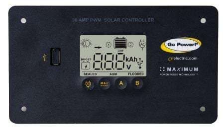 30-amp digital solar controller by Go Poswer!