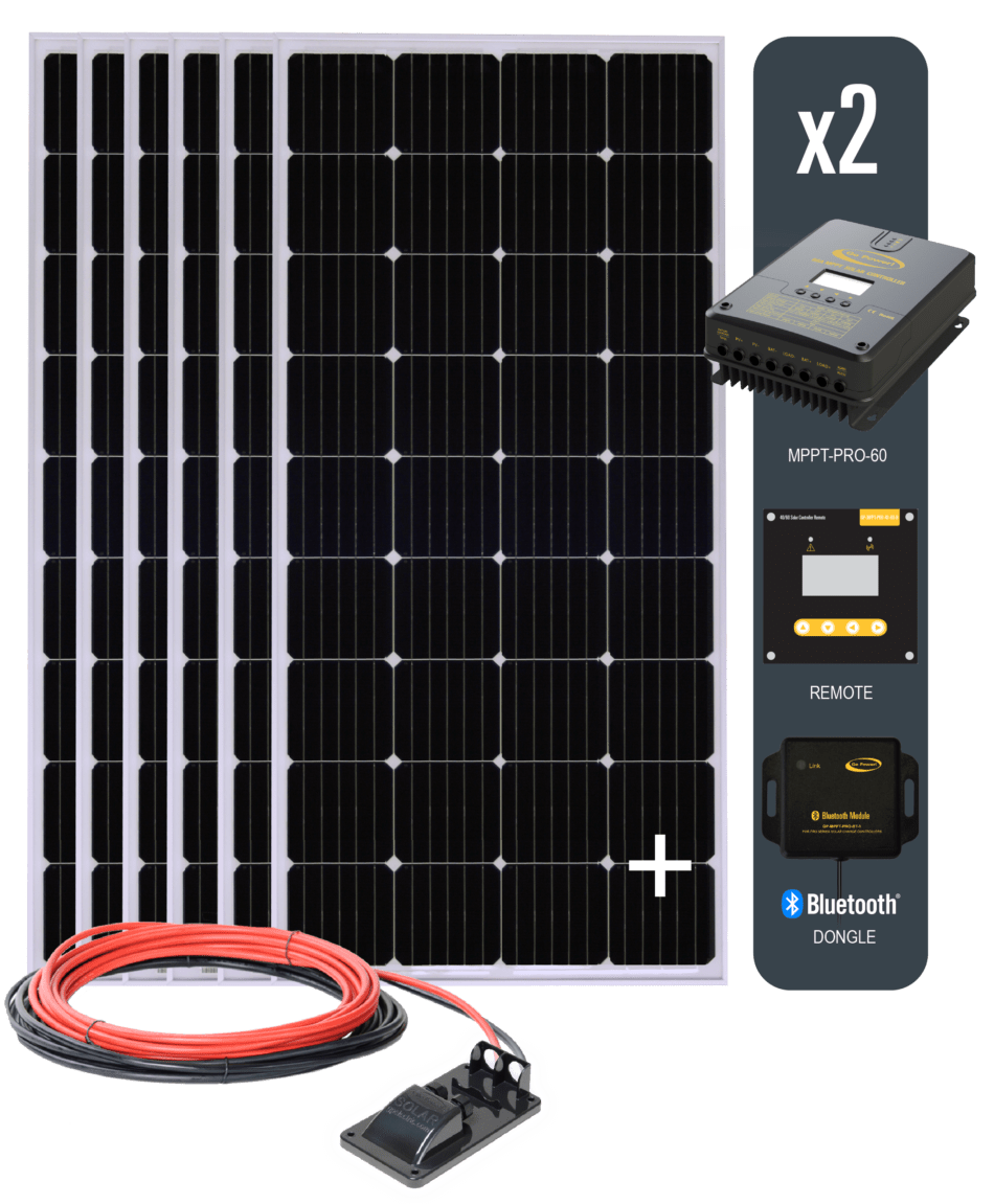 Photovoltaik Solar Panel Starter Kit 280W 12 V 20A MPPT Laderegler